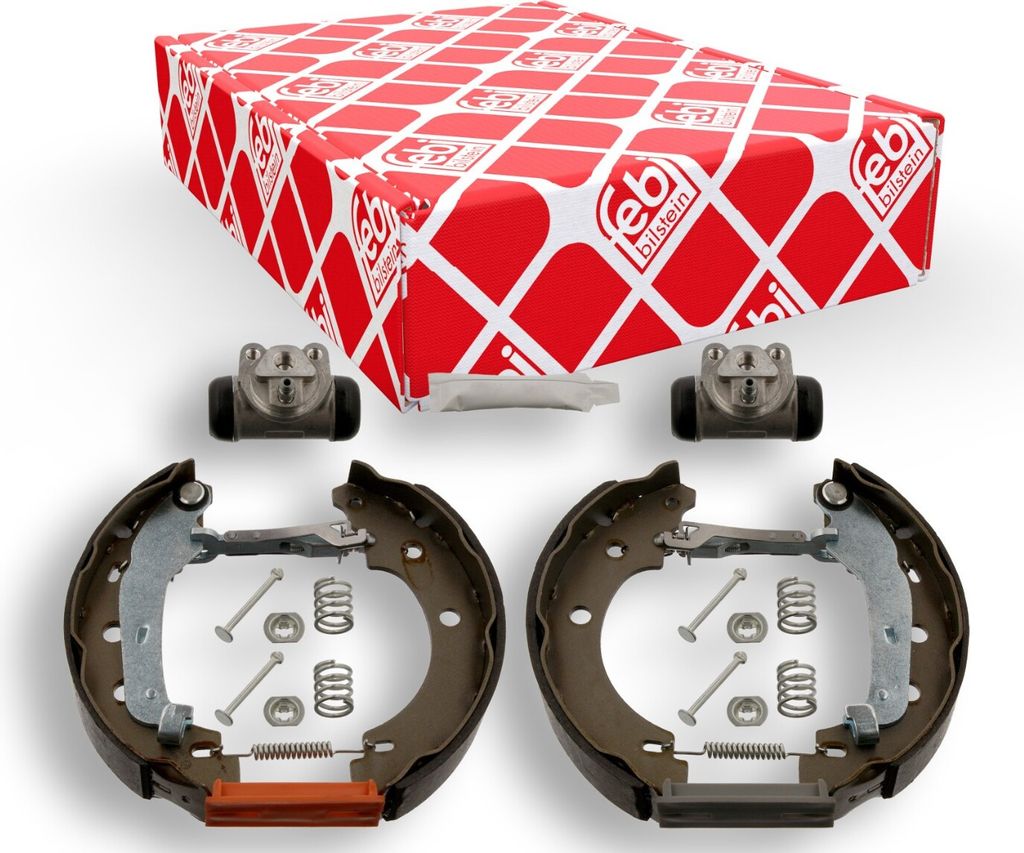 Febi Bremsbackensatz Trommelbremsen Set Hinten für RENAULT KANGOO (KC0/1) 37243