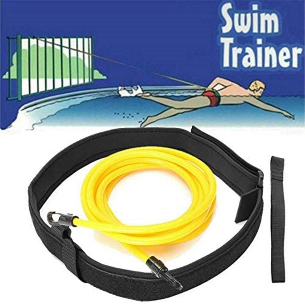 Schwimm Trainingshilfe Gurt Schwimmtrainer Gürtel SchwimmWiderstand Tether Pool 