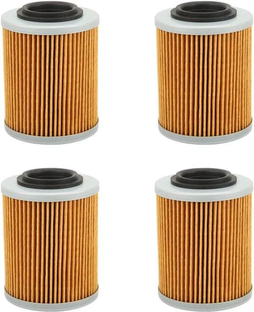 Kit Entretien Quad : 4 Filtres à Huile pour Gamme CAN-AM Outlander 4x4