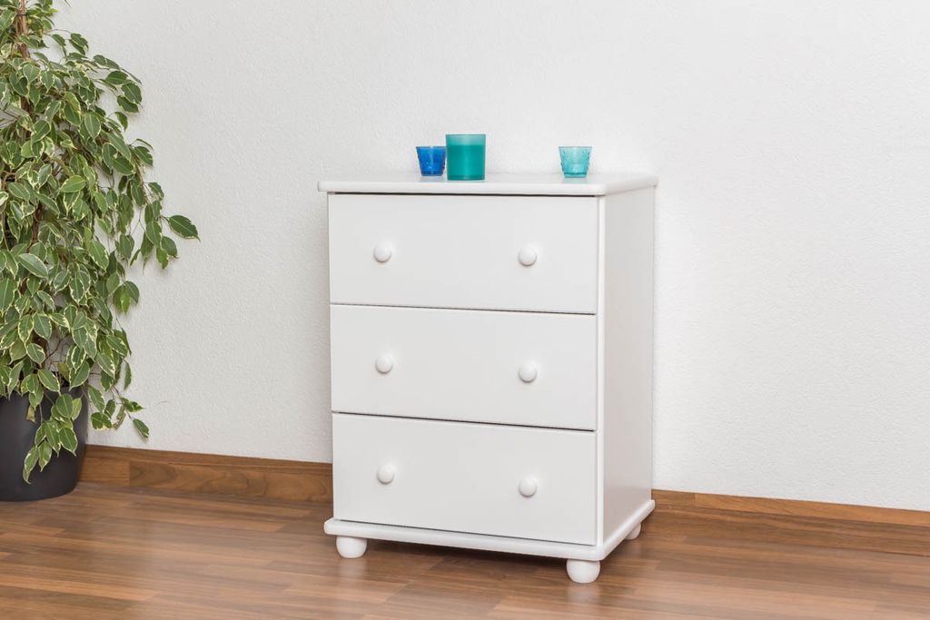 Weiße Kommode 60cm breit