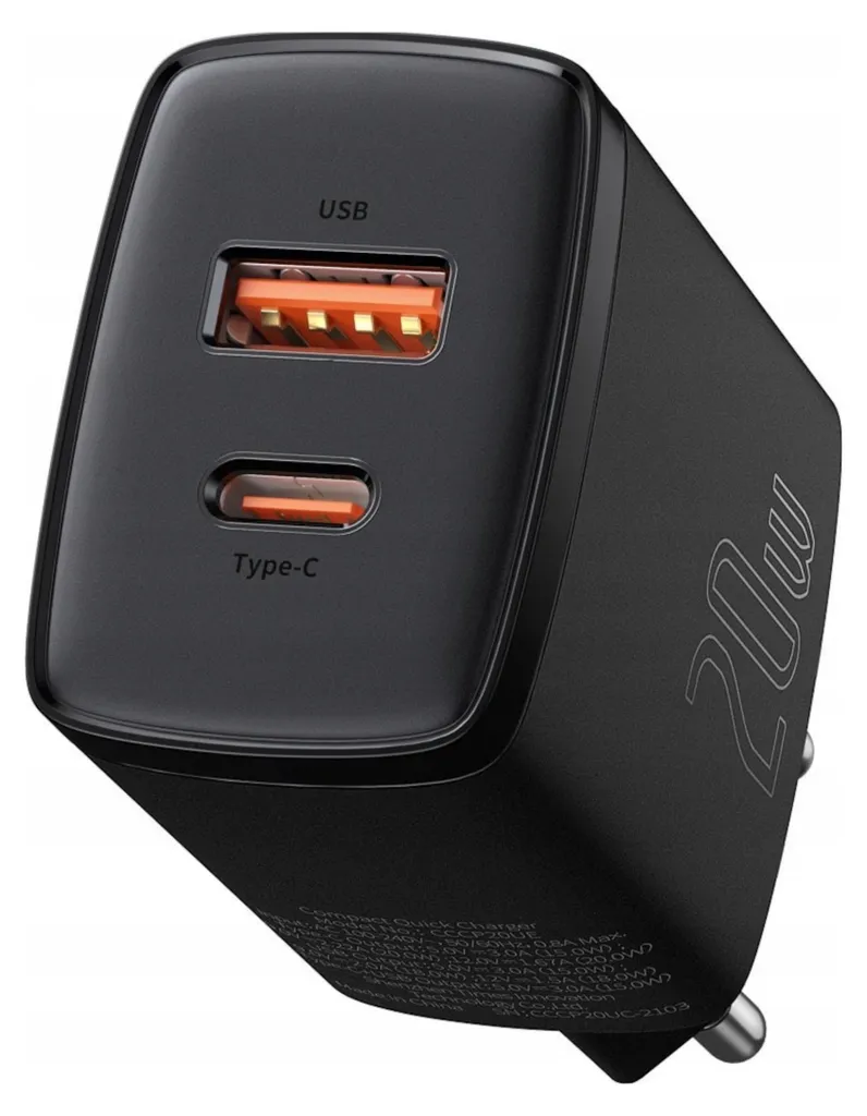 Baseus CCXJ-B01 mobile device charger Universal Black AC Fast charging Indoor