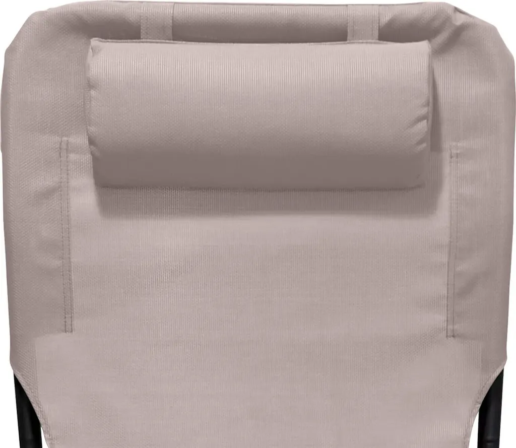 Sdraio Rebecca Mobili Tamatim Pieghevole Beige Grigio | Comfort Esterno - 4