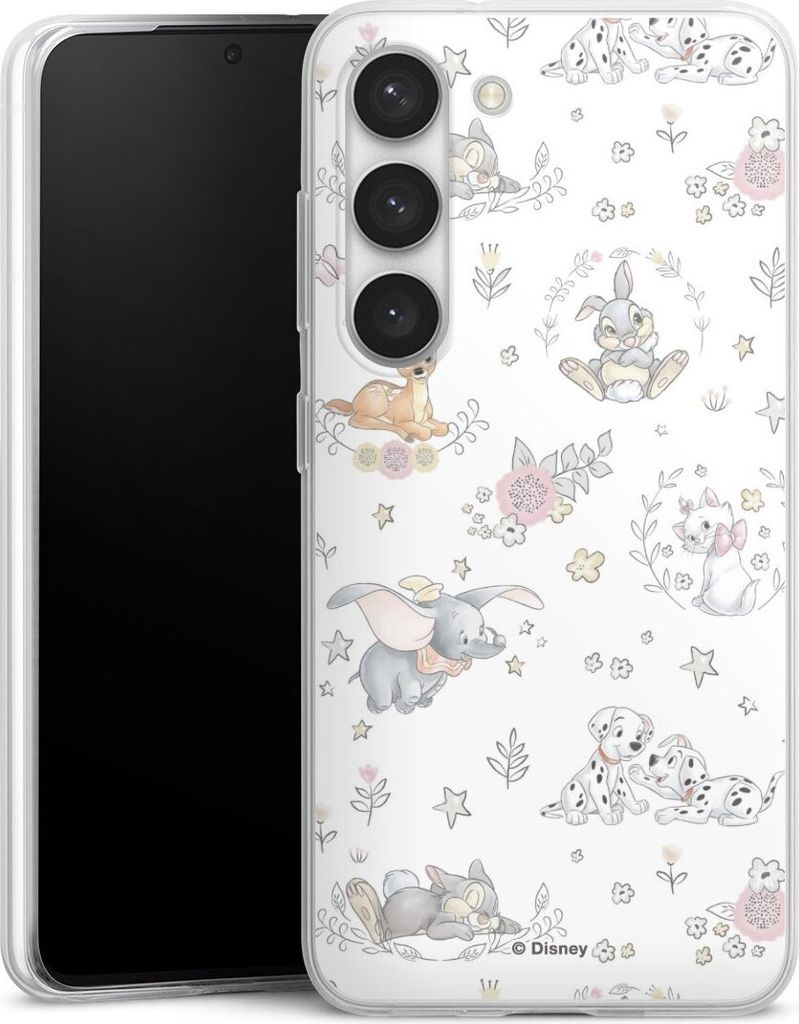 DeinDesign Slim Hülle für Samsung Galaxy S23 Silikon Case Ultra Dünn Handyhülle Bambi Disney Dumbo