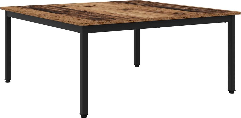 vidaXL Couchtisch Altholz 100 x 100 x 45 cm Holzwerkstoff