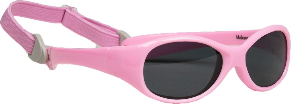 Melleson Kindersonnenbrille Noah mit Band - 0 - 1 Jahr - S - Rosa