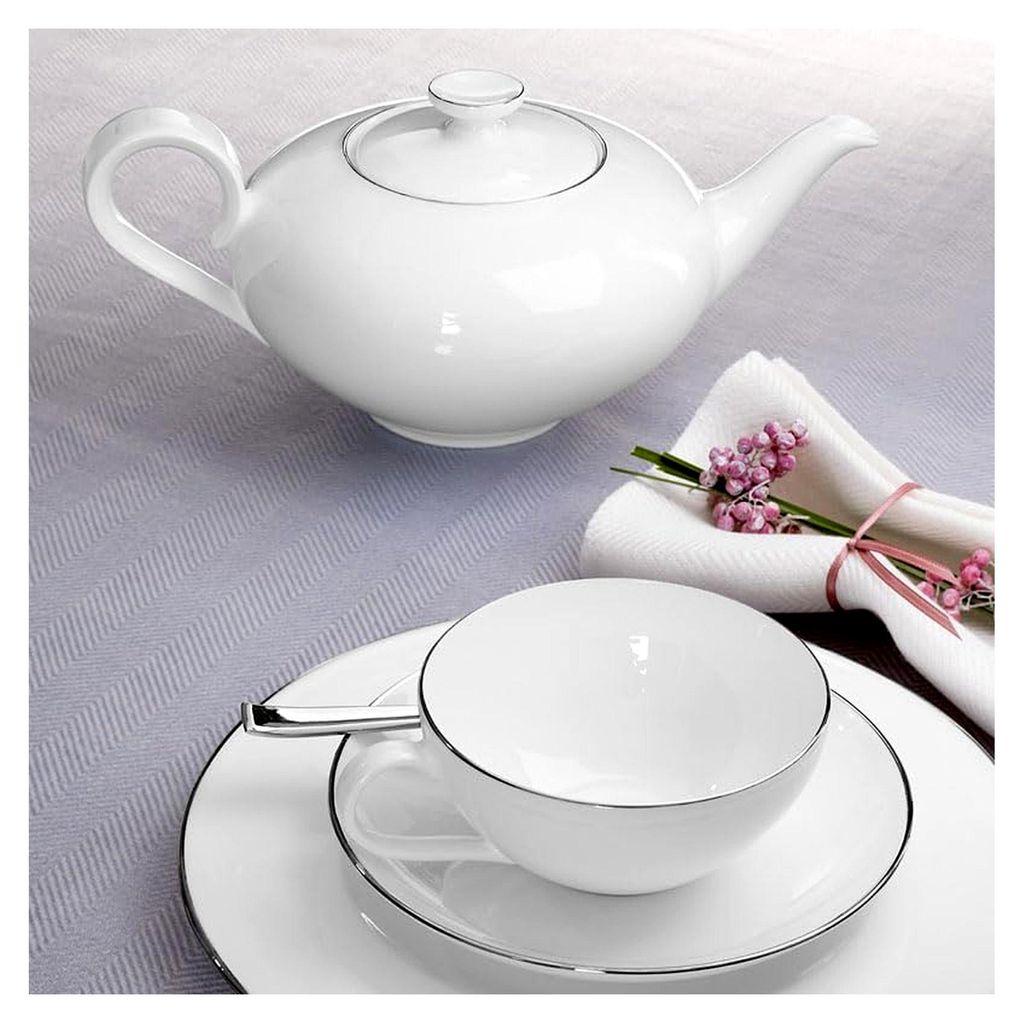Teetasse mit Untertasse Anmut Platinum 2tlg