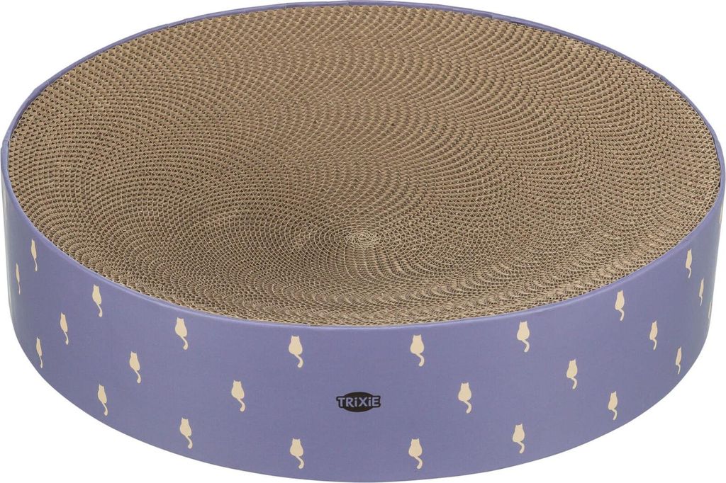 TRIXIE Kratzbett Lilly - flieder - ø 45 × 10 cm Produktbild 