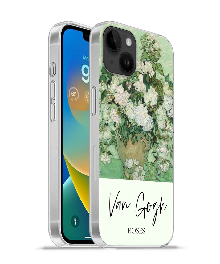 MuchoWow Handyhülle Schutzhülle Hülle für Apple iPhone 14 Plus - Soft case Malerei - Blumen - Van Gogh Silikon Softcase Handy Hülle - Abbildung