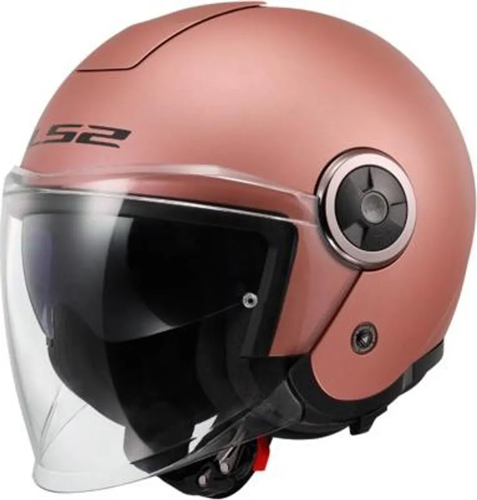 Casque Jet LS2 OF620 Rose Mat - Anti-buée et Léger - Taille L 59-60 cm