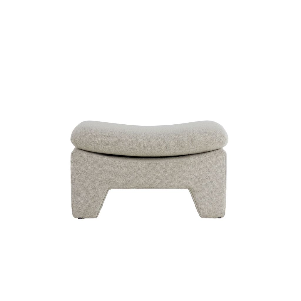 Light & Living Pouf Dasha beige - 80 x 40 x 49 cm