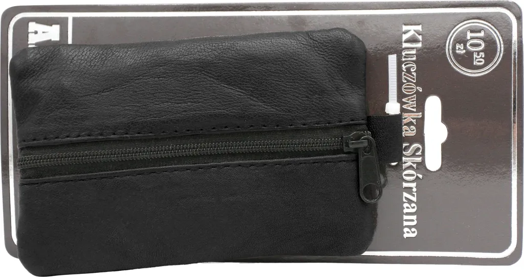 Portachiavi Pelle Nera Rovicky Ciftja - Design Minimal Taglia Unica