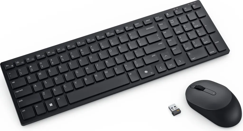Combo Clavier Souris Sans Fil DELL Pro KM555 Pack Bureautique Silencieux