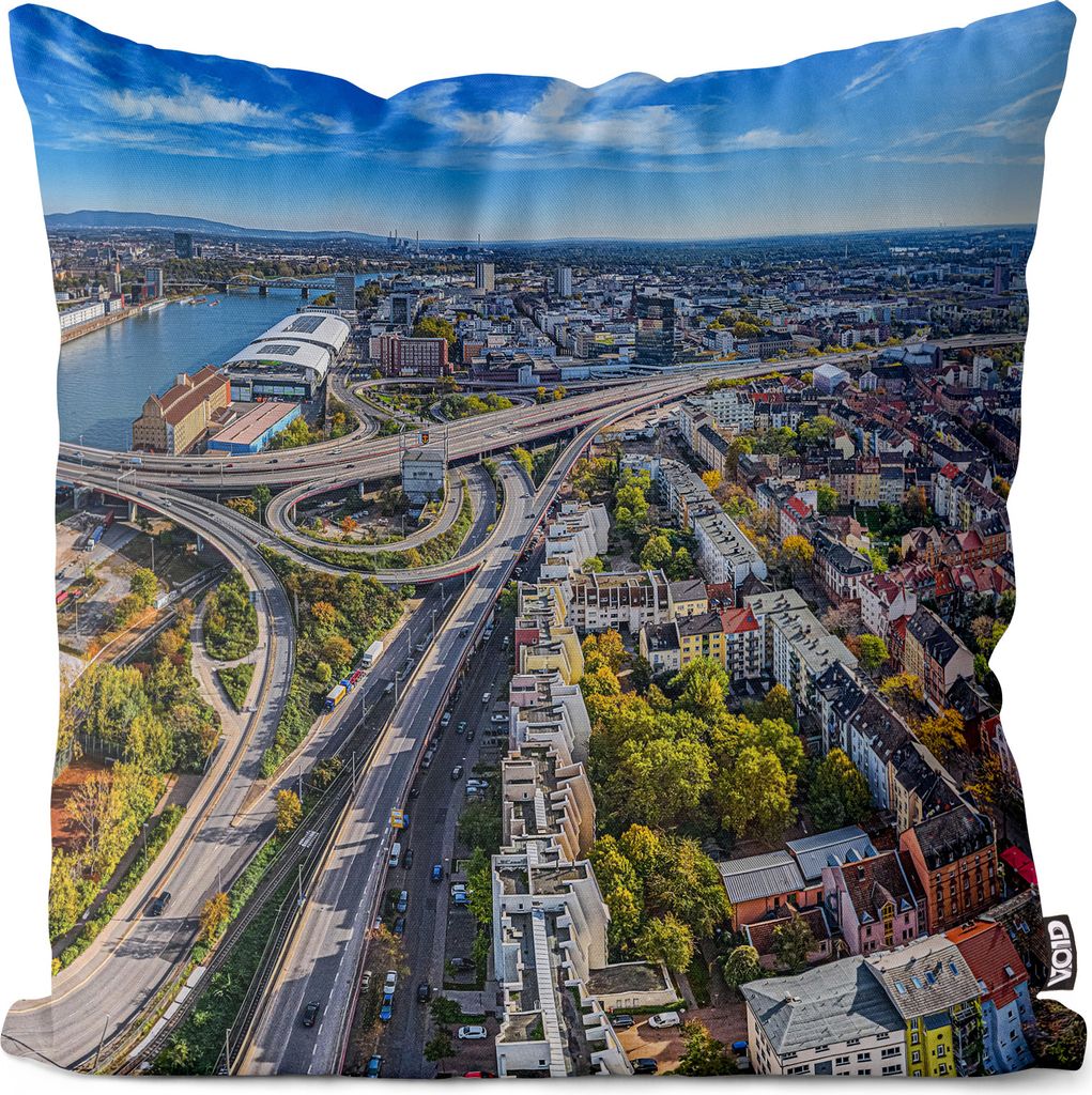 VOID Ludwigshafen am Rhein Kissenbezug Kissenhülle Polyester Dekoration Outdoor Dekokissen