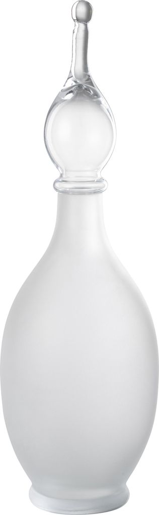 J-Line Vase+Deckel Phial Deco Jo Glas Transparent Large