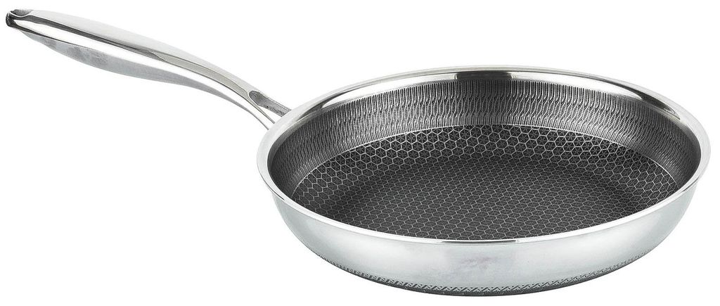 Bratpfanne Ø24 cm Edelstahl Induktion Pfanne Schmorpfanne Produktbild 