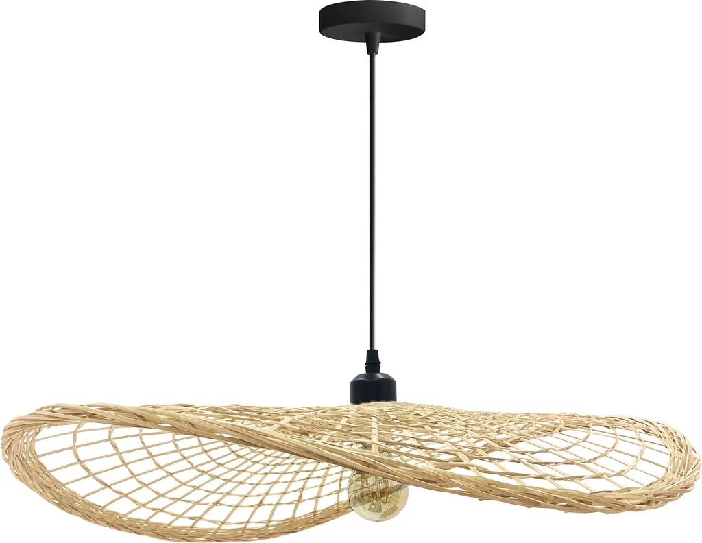 Lustre Suspension Style Bohème Marron Toolight pour Salon et Salle à Manger