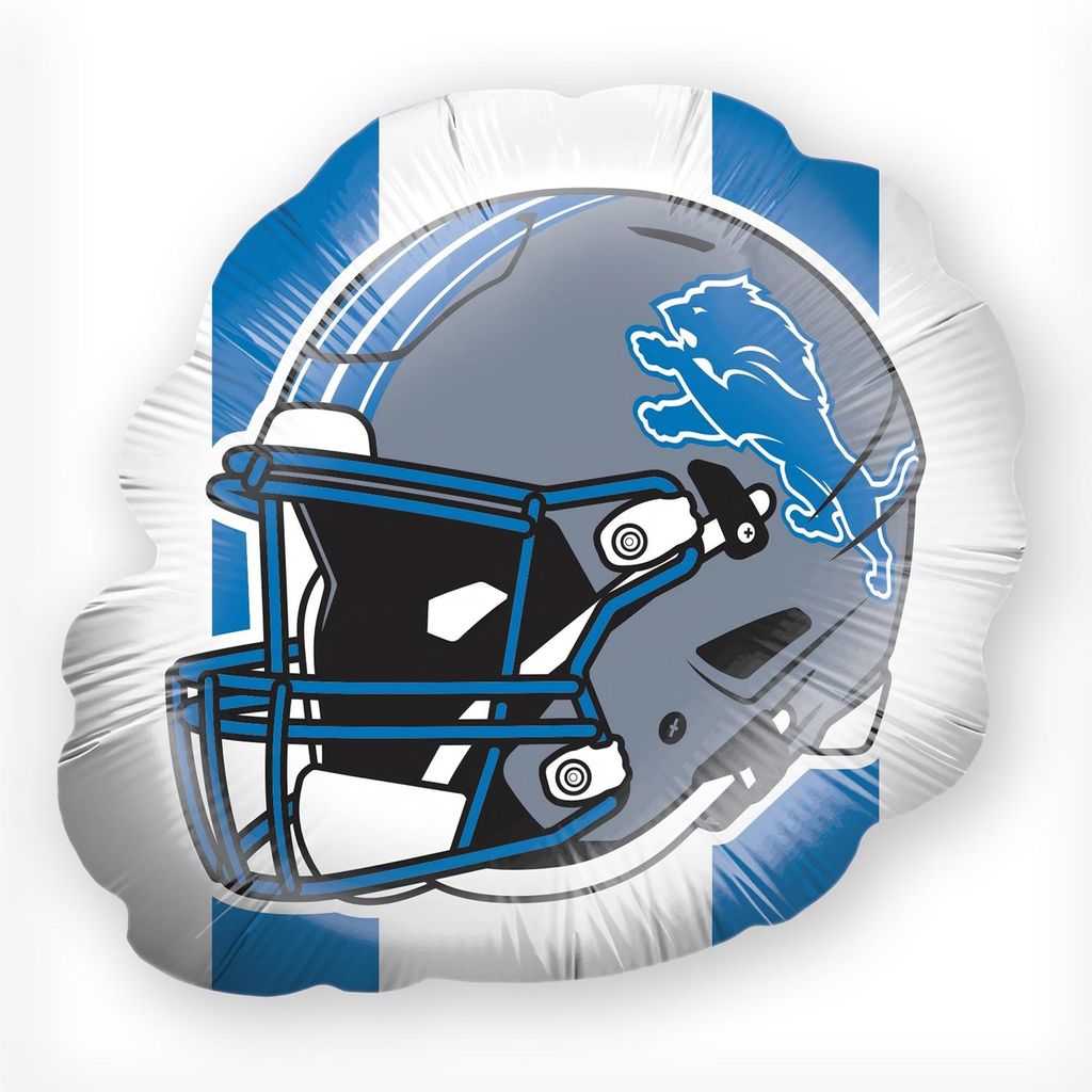 NFL Detroit Lions Folienballon shape 50x45cm Football Helm Produktbild 