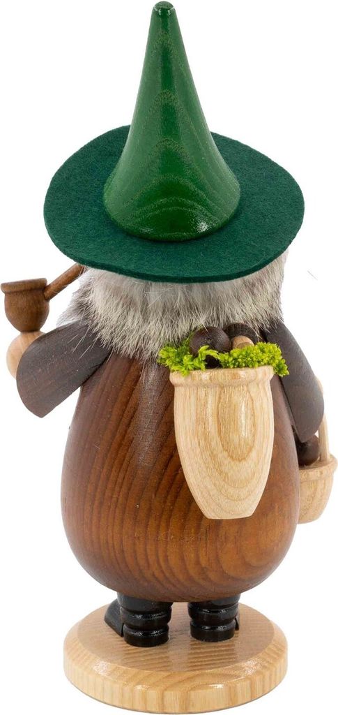 Räuchermännchen Waldwichtel 20 cm, Typ:Pilzsammler braun Produktbild 3