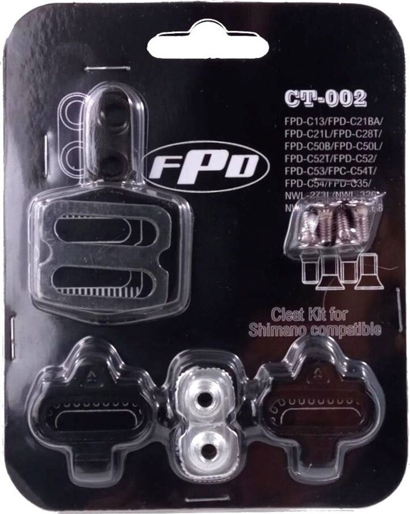 Pnk Shimano Spd Pedalplatten Schwarz Schwarz One Size