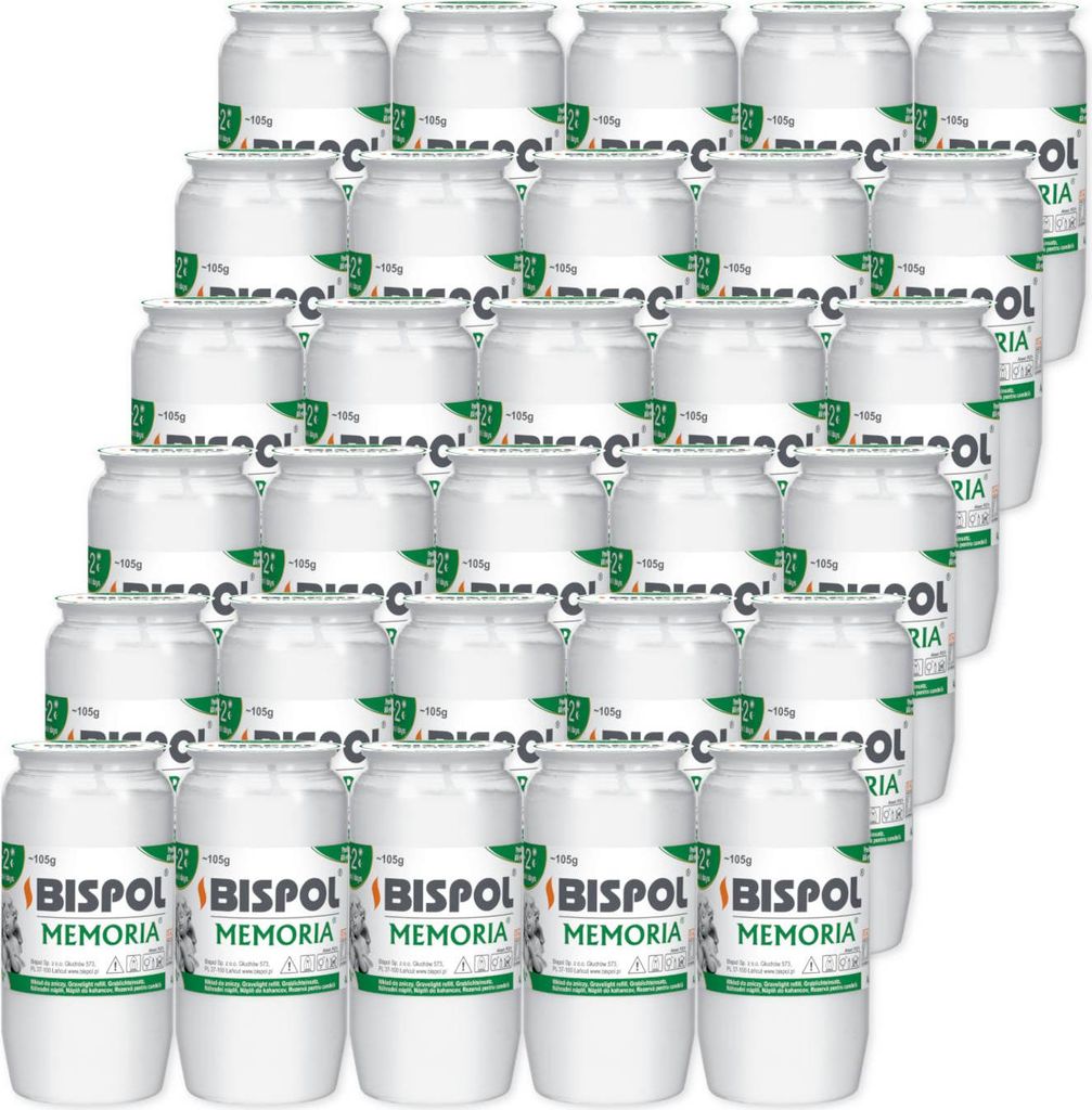 Náplně do olejových svíček BISPOL WO2 48H 30ks. Obrázek produktu 