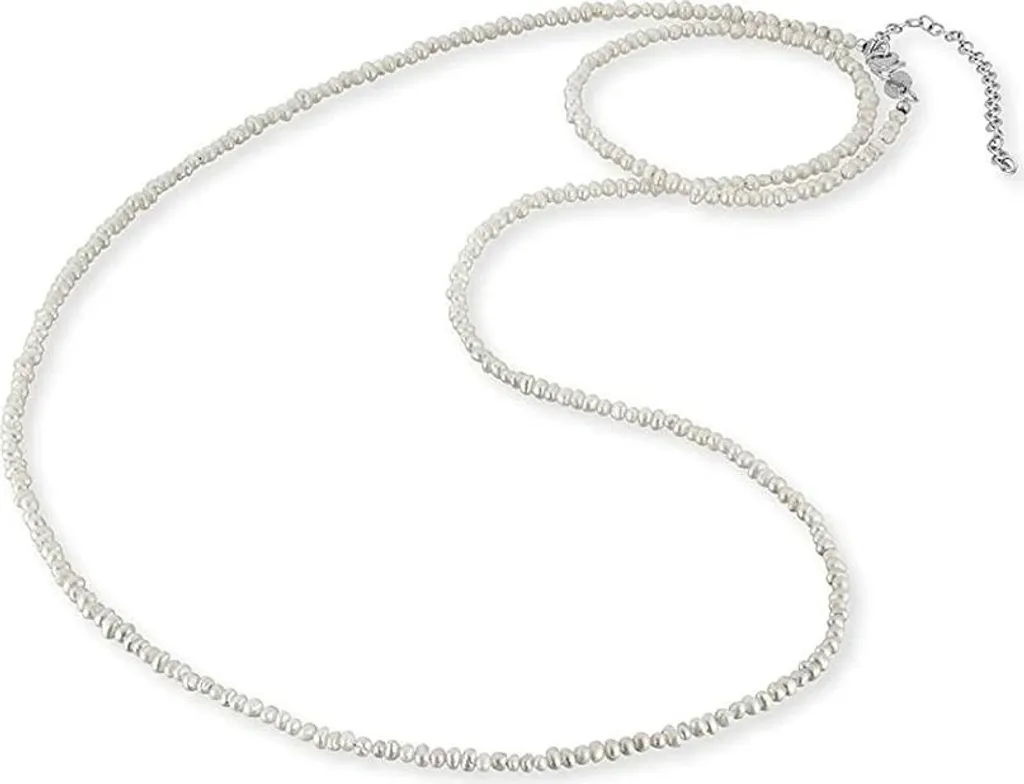 Collana Punto Luce Donna Oro Bianco 18k e Diamante - Eleganza Pura