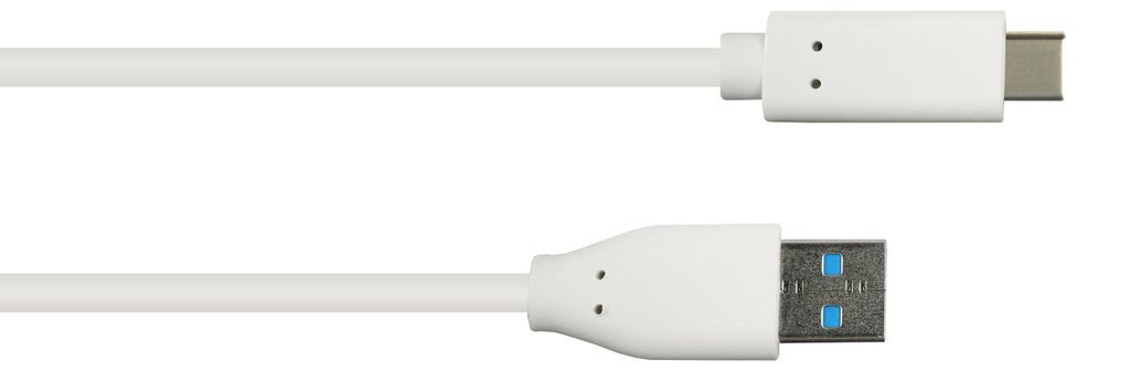 Alcasa 2831-AC010W Kabel USB 3.2 Gen 2 (3.1 Gen 2) 1 m USB Zdjęcie produktu 