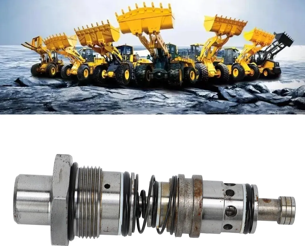Soupape de trop-plein standard pour pompe de pelle Hitachi en acier pur - 10