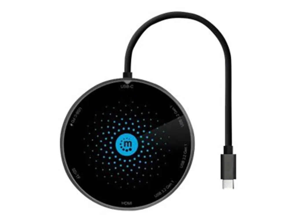 Station d'accueil Manhattan 166560 USB-C 8-en-1 et chargeur 10W - 3