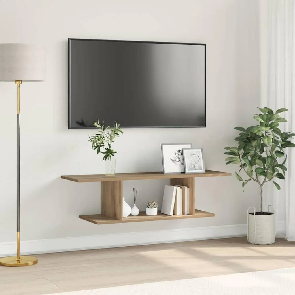 Maison Exclusive Mobile TV Rovere 102x35x35 cm - Prezzo Imbattibile