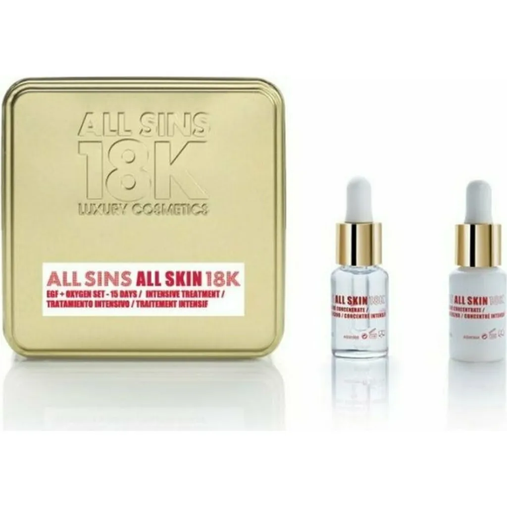 Soin Visage Régénérant EFG et Oxygène All Sins 18k Coffret de 2 Unités