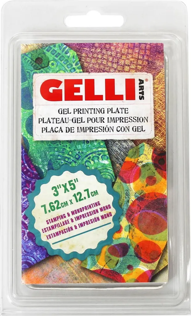 Plaque d'impression Gelli Arts pour scrapbooking et art mixed media DIY