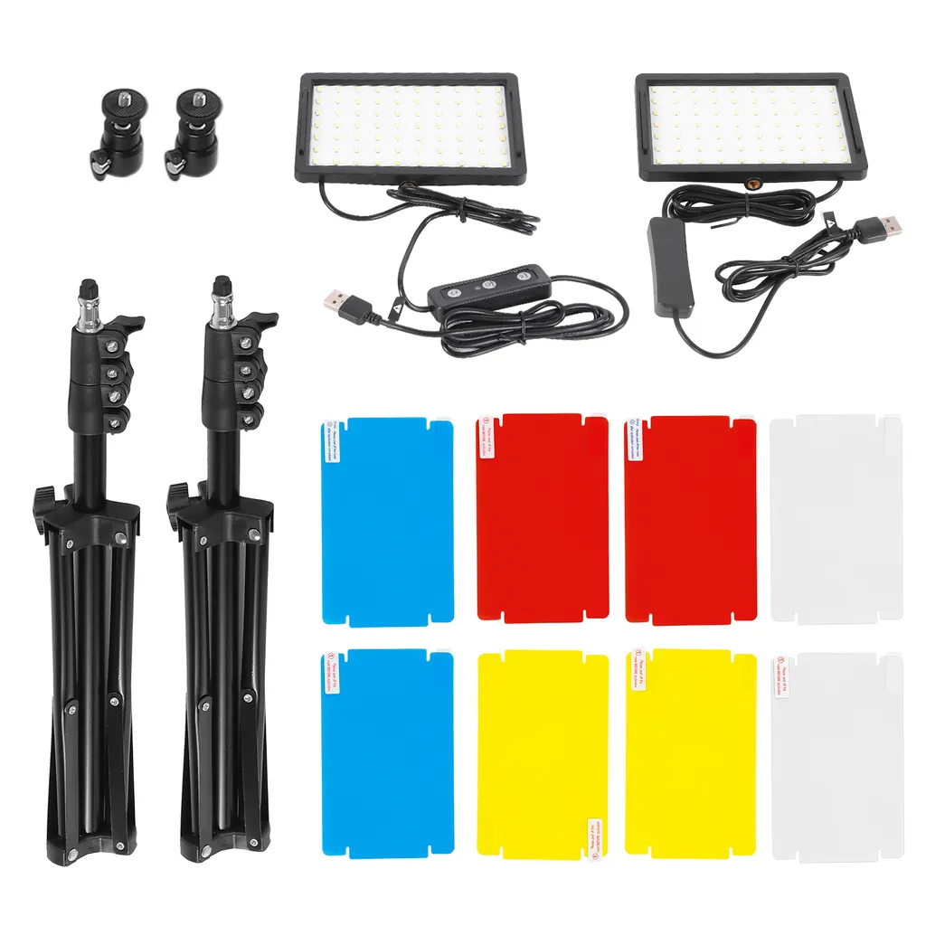 Éclairage LED pour Vlogging et Selfie avec Trépied de Bureau Stable - 2