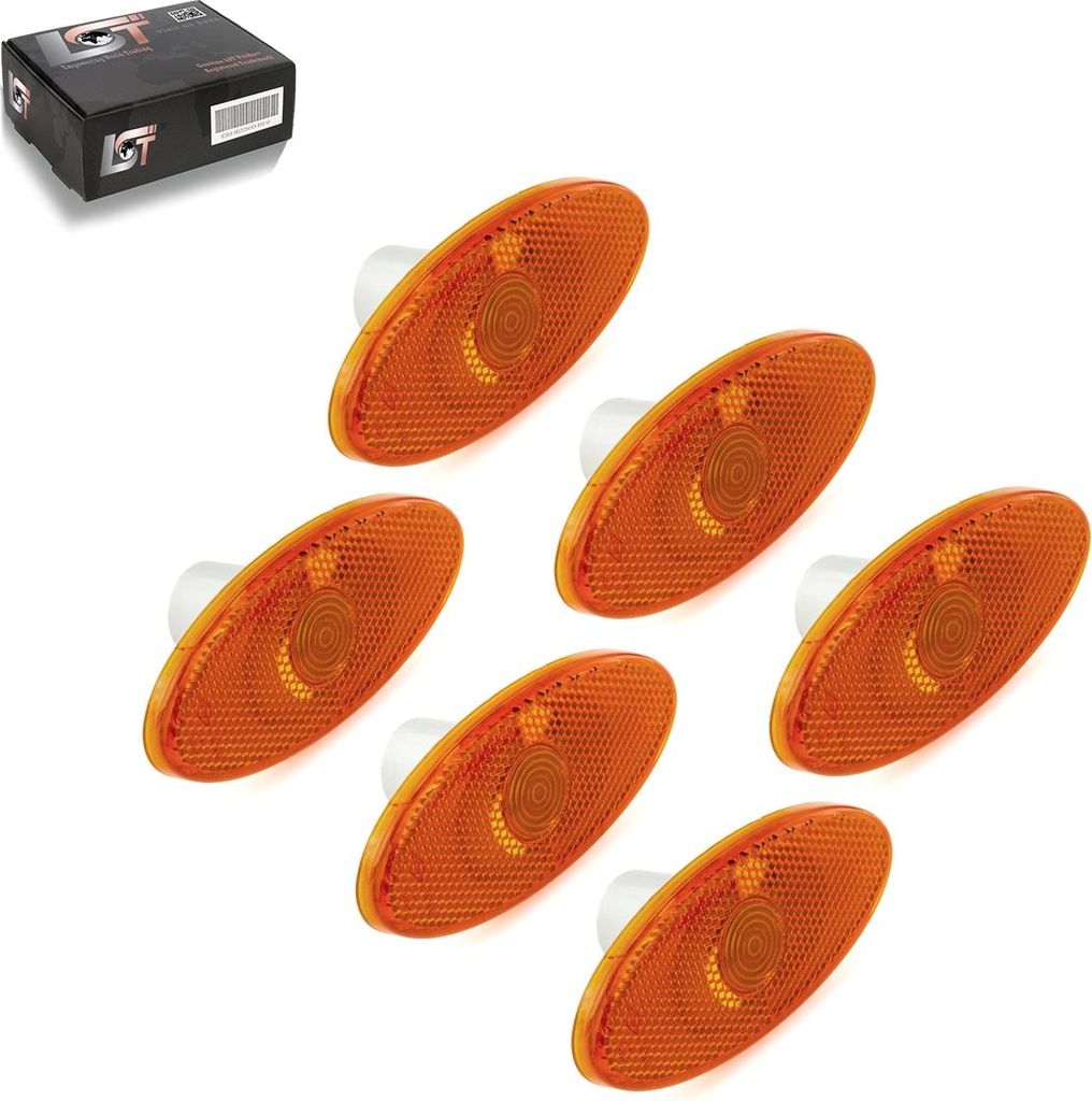 6x Blinkerleuchte Seitenmarkierungsleuchte für Renault Master Opel Movano Nissan