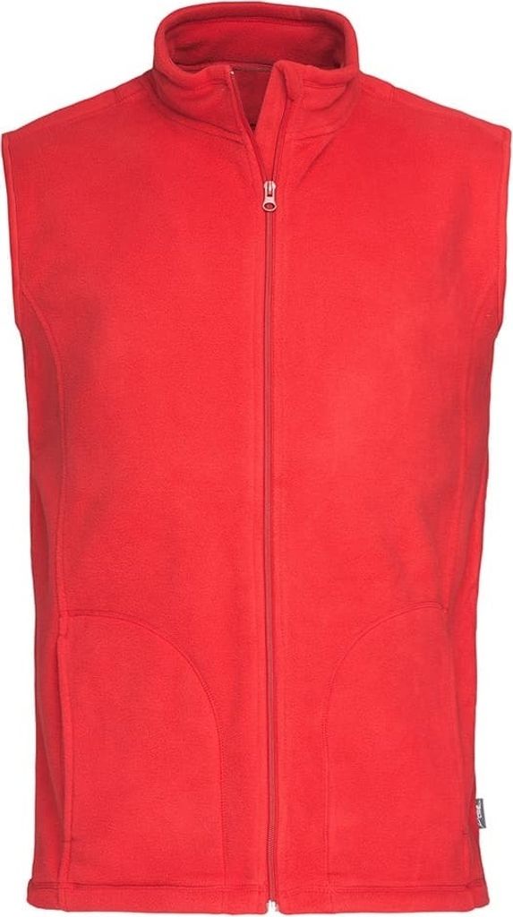 Stedman Herren Active Fleece Gilet AB290 (2XL) (Scharlachrot)