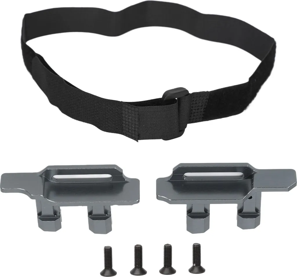 Supporto Batteria 3S 4S Traxxas Maxx 1/10 | Look Pro Alluminio Grigio