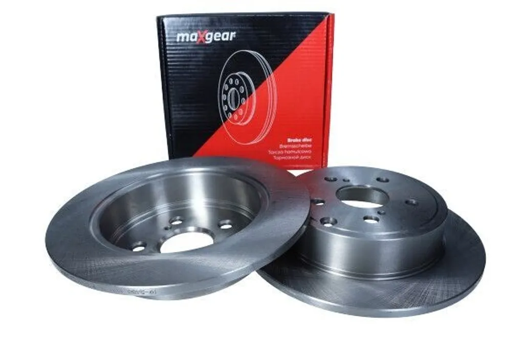 2 Disques de Frein Arrière MAXGEAR 19-2453 pour TOYOTA COROLLA (E15_)