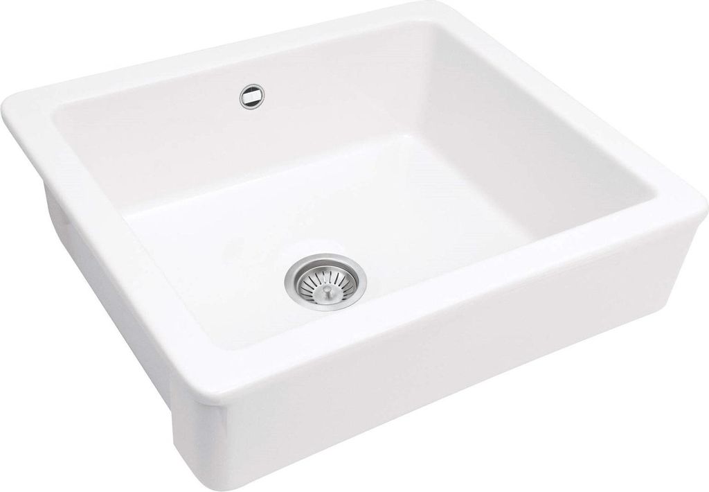 Ceramic sink 1-bowl farmhouse Image du produit 
