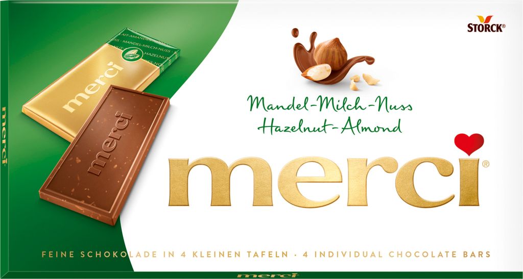 Merci Migdał-Mleko-Orzech 100g Zdjęcie produktu 