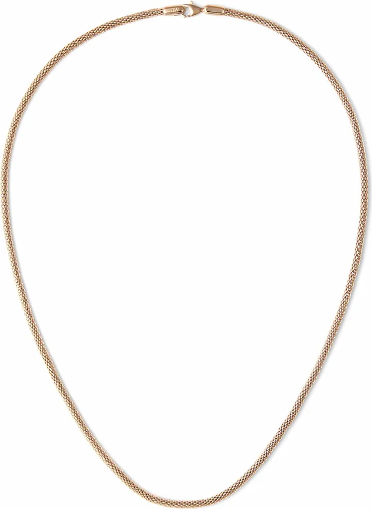 Bracelet gourmette en maille d'acier DW00401097 pour femme moderne