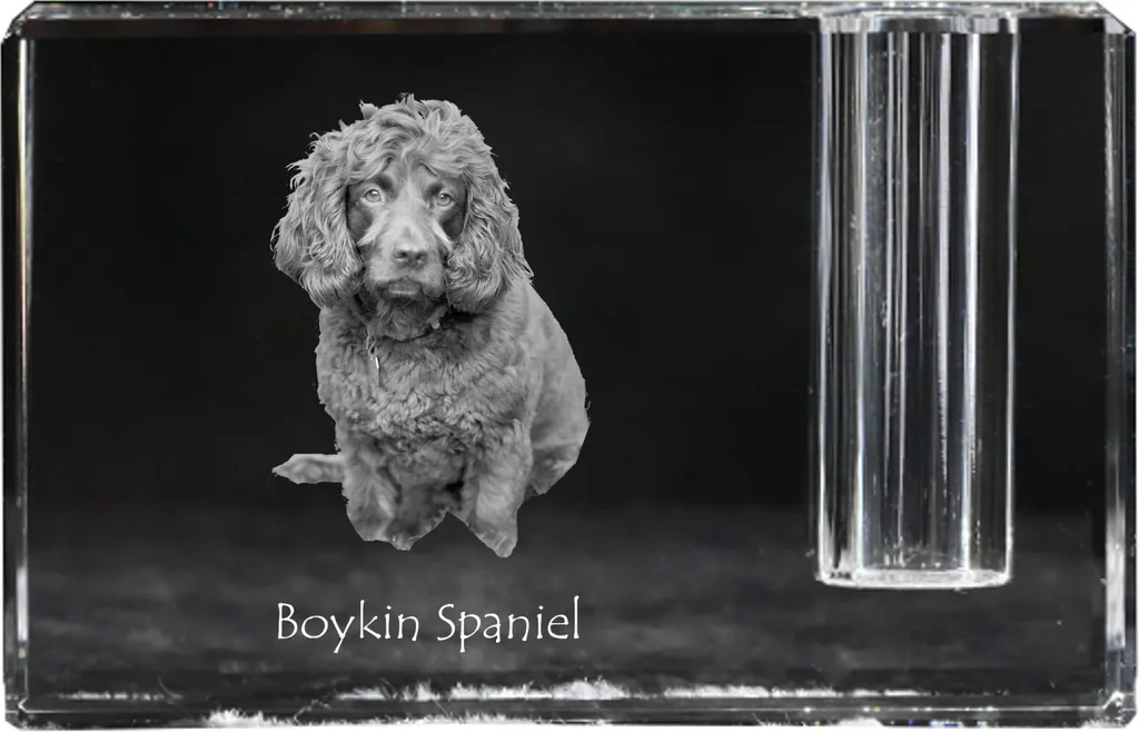 Organizer da Tavolo Bojkin Spaniel Cristallo Inciso | Decorazione Art-Dog