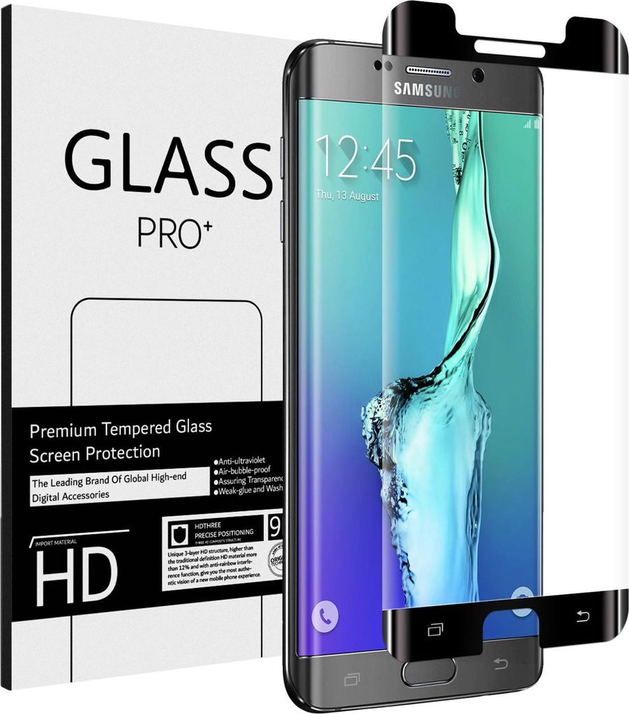 Full Screen Panzerglas für Samsung Galaxy S6 Edge Schutzfolie Glas Folie Vollbild Panzerfolie