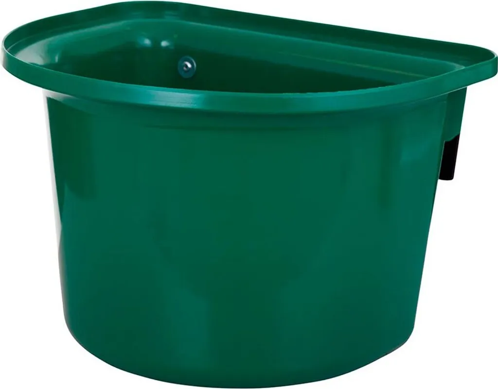 Mangeoire portable Stubbs avec crochets Vert 15L - Équipement box