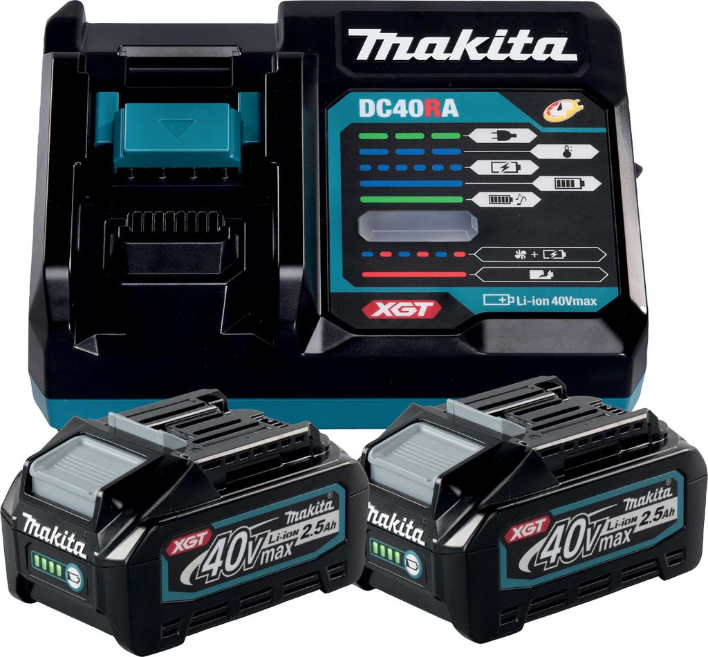 Power Source Kit Li 40V 2,5Ah (schwarz/blau, 2x Akku Produktbild 