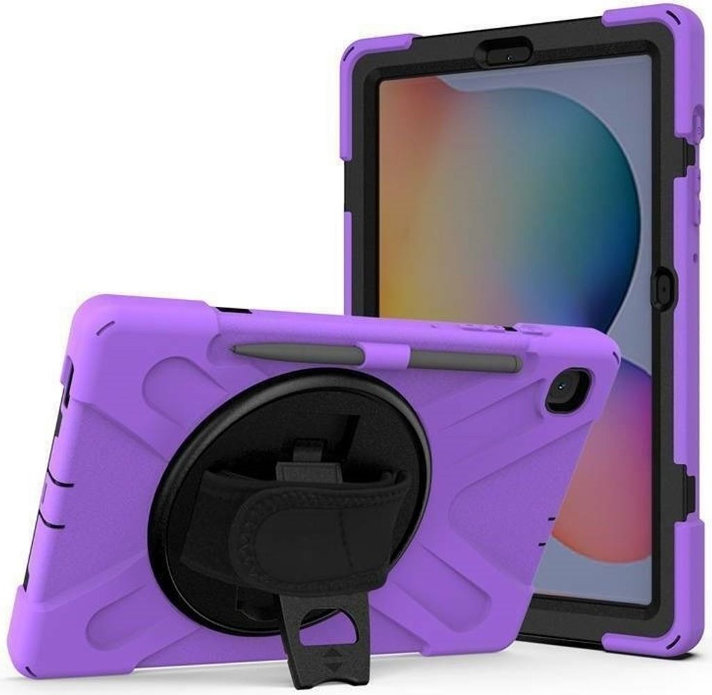 Case2go - Hülle kompatibel mit Samsung Galaxy Tab S7 11.0 (2020) - Mit Stifthalter - Plastik Tablet Case Schutzhülle - Lila