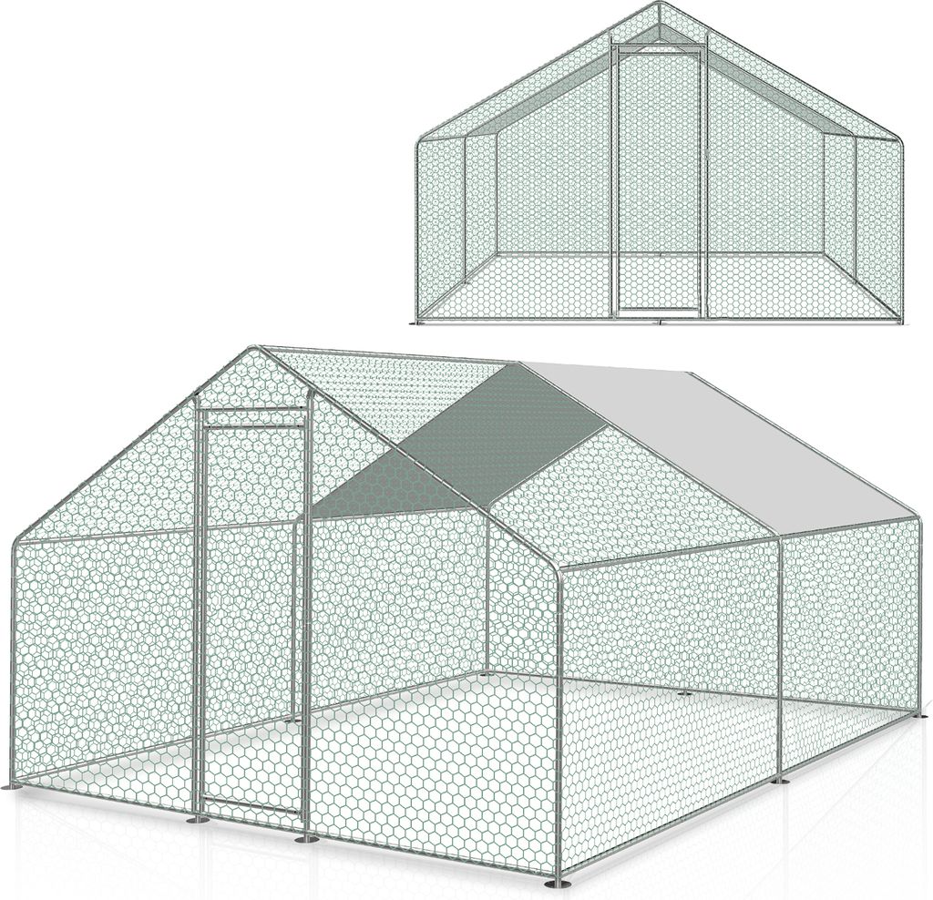 Poulailler extérieur 3x3x2mPoulailler toit Poulailler Cadre Image du produit 