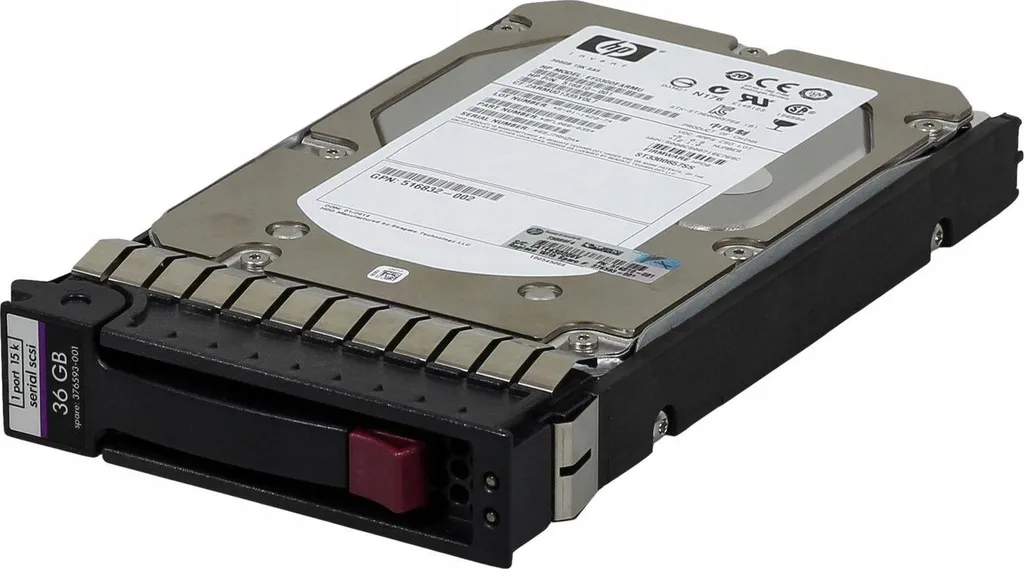Disque HPE 36GB SAS 15K LFF : Finissez-en avec les Lenteurs de Serveur
