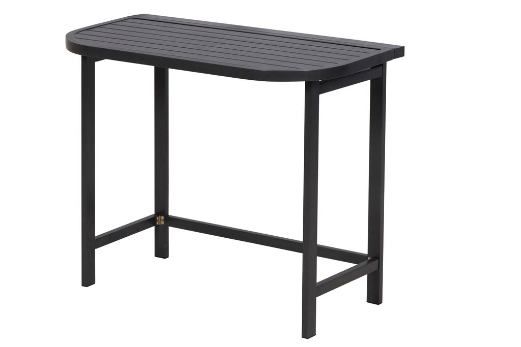 Merxx Gartentisch, abklappbare Tischplatte, Aluminium