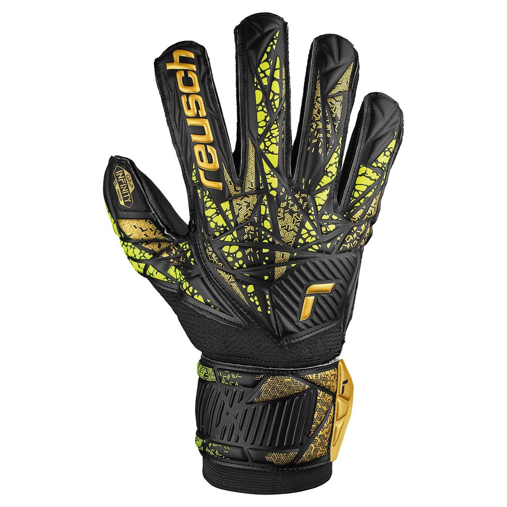 REUSCH Attrakt Infinity Finger Support BLACK / GOLD / YELLOW / BLACK BLACK / GOLD / YELLOW / BLACK 9