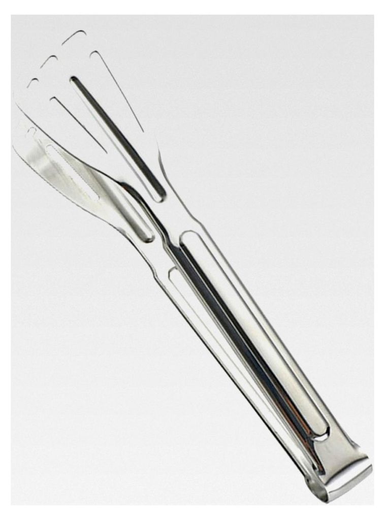 Edelstahl Küchenzange Große Grillzange Hitzebeständig Multifunktional Langer Griff für Buffet BBQ Kochen Servieren Haushalt Gastro