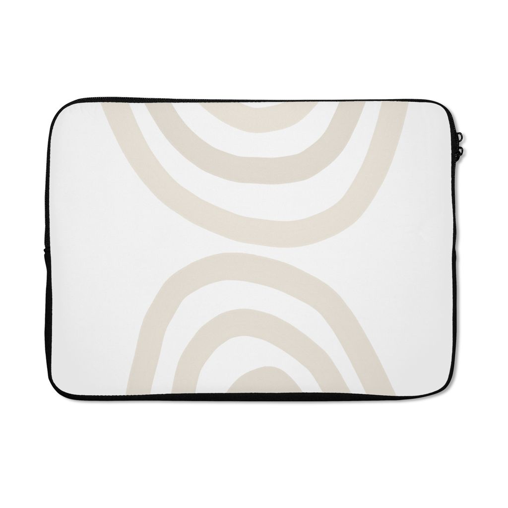 MuchoWow Laptop Hülle 14 ZollRegenbogen - Pastell - Design - Abstrakt Laptoptasche - Laptoptasche - Stoßsicher - Schutzhaube